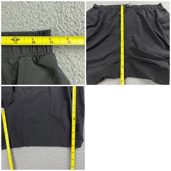 Lululemon Shorts Mens Medium Grey Surge Lined 6" Active Performance Gym M7A99S 2 - Picture 9 of 9